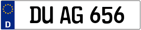 Truck License Plate